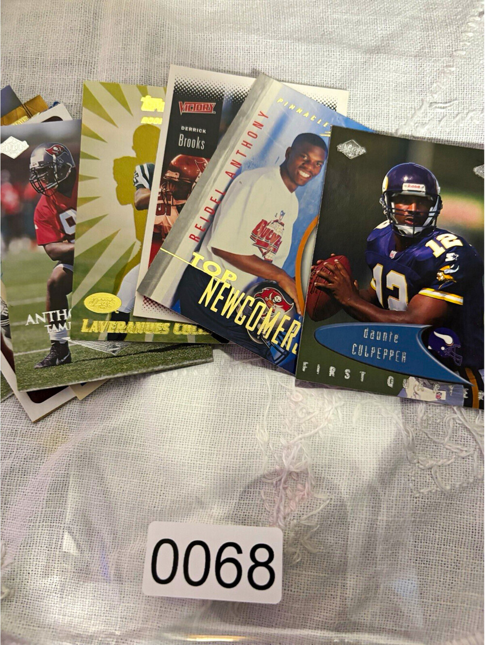 Pinnacle/Victory 2000 NFL Football 10 Card Lot Arrington Brooks Culpepper